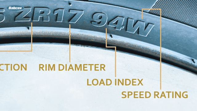 6: Load Index And Speed Rating