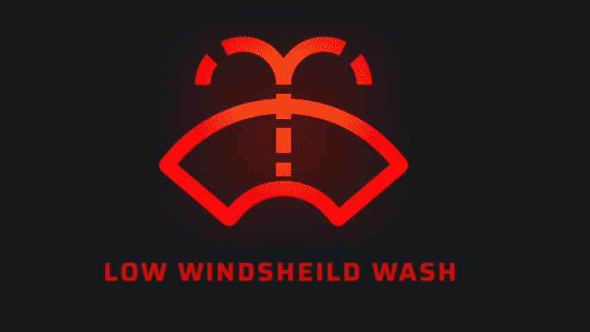 Identifying the Windshield Wiper Fluid Symbol